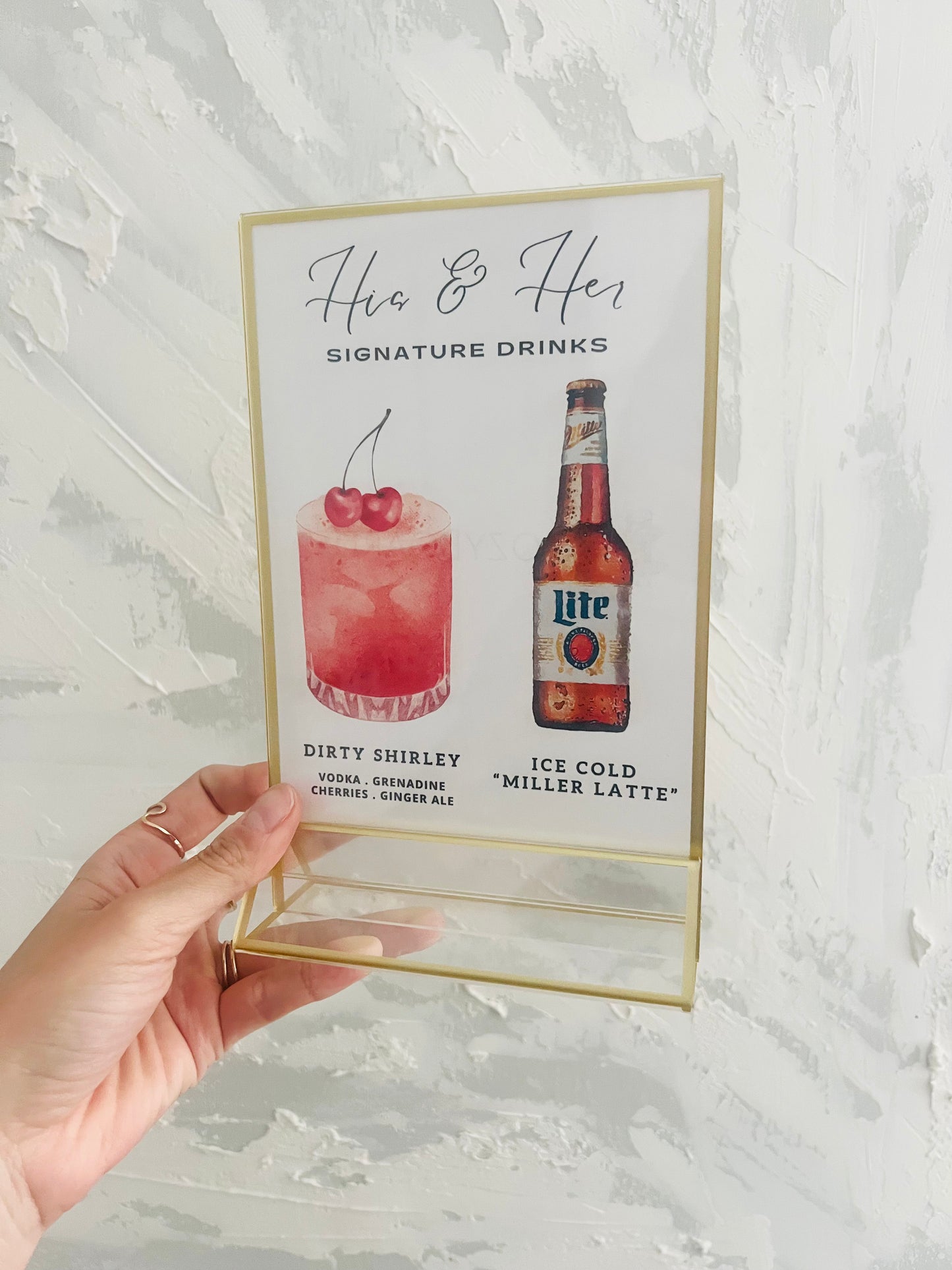 Acrylic Menus | 5x4