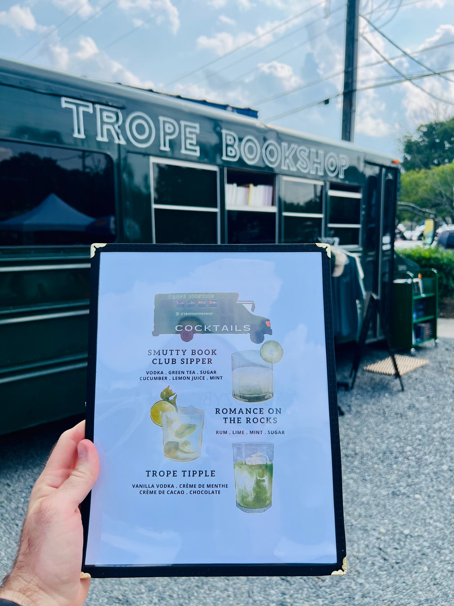 Custom Cocktails Restaurant Menu Print