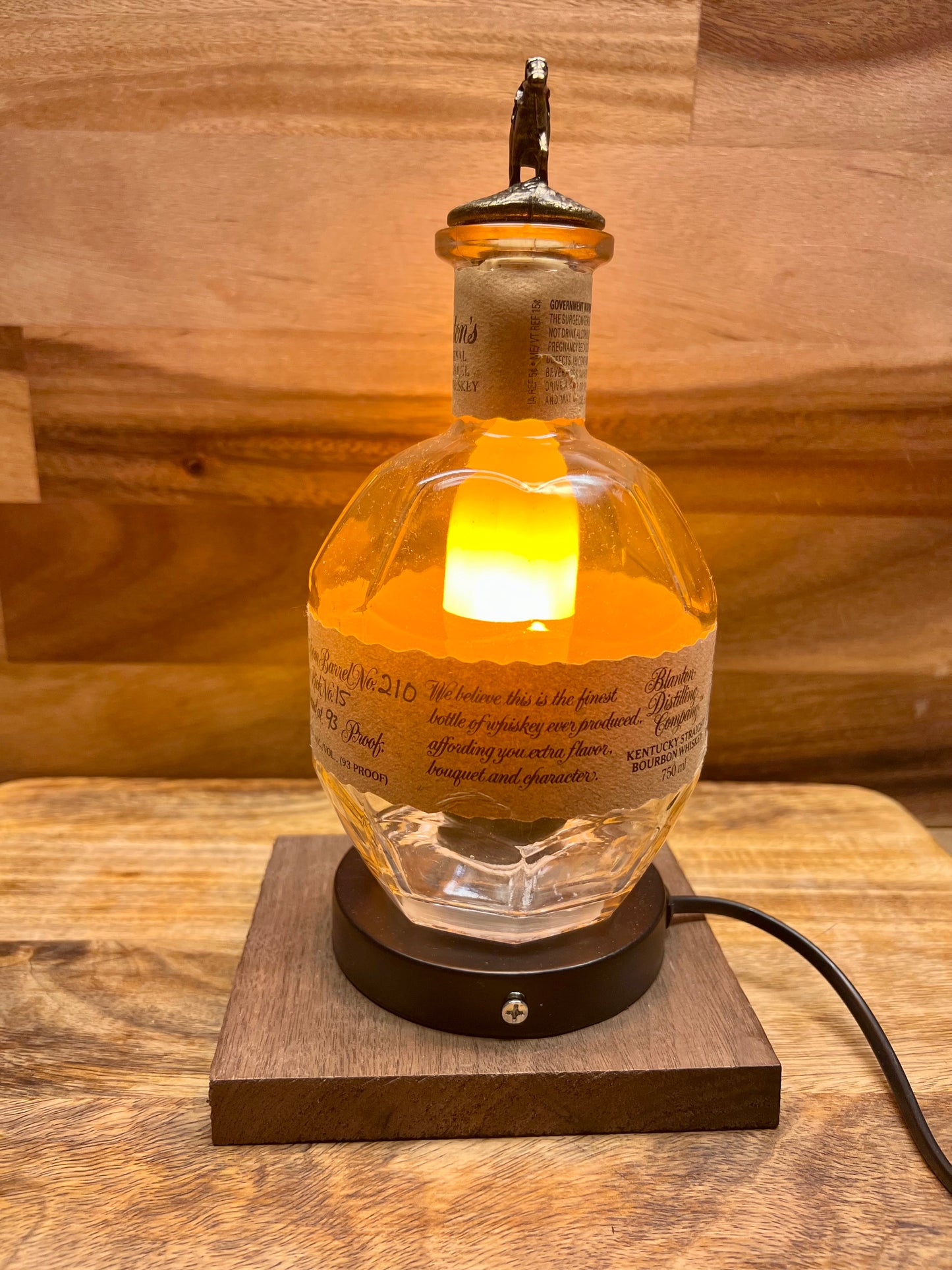 Blanton's Bottle Lamp