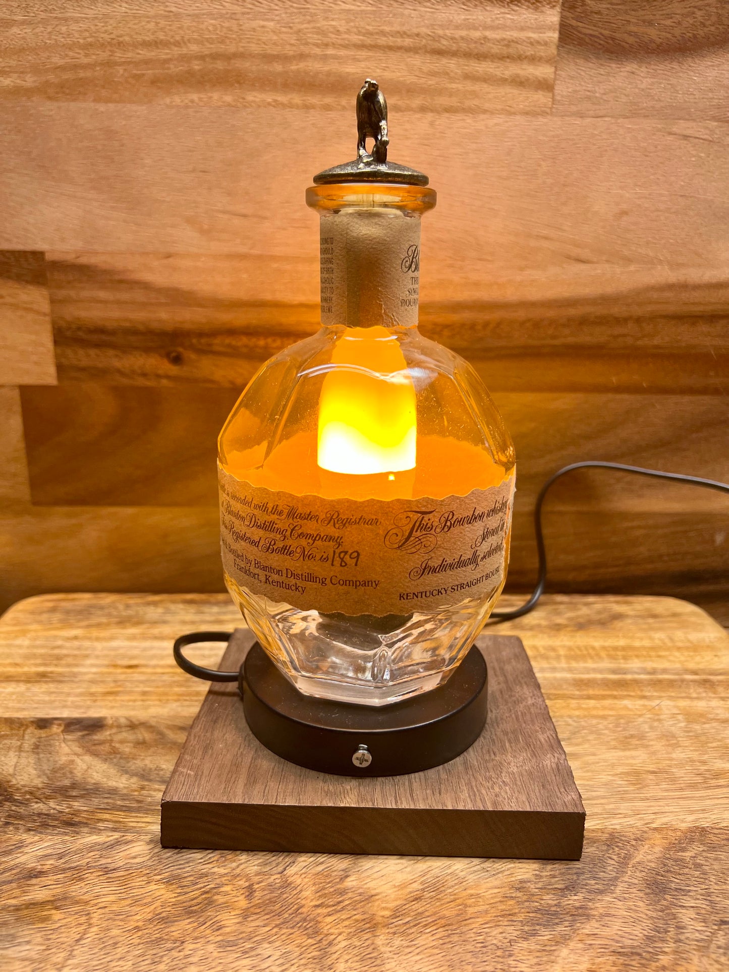 Blanton's Bottle Lamp