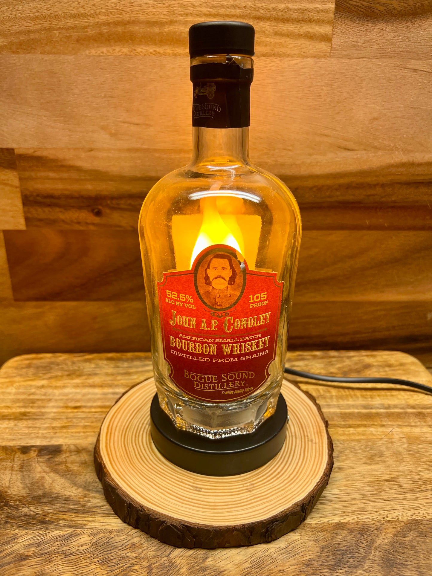 John A.P. Conoley Bottle Lamp