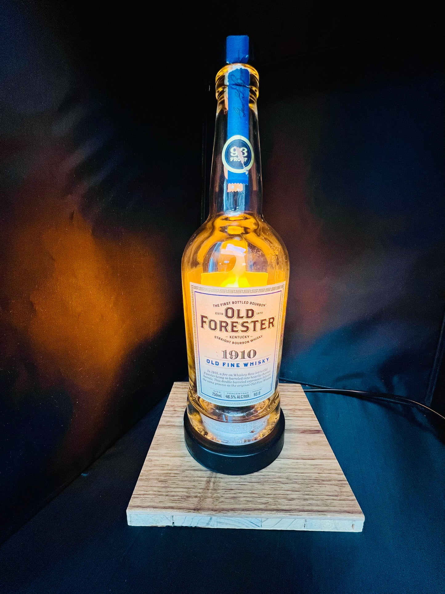 Old Forester (Old Fine) Bottle Lamp
