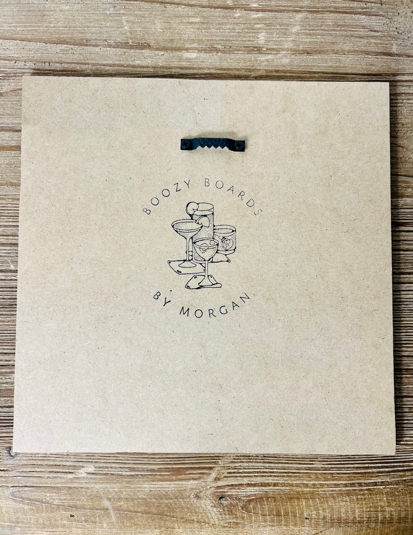 Football Cocktails Wood Print