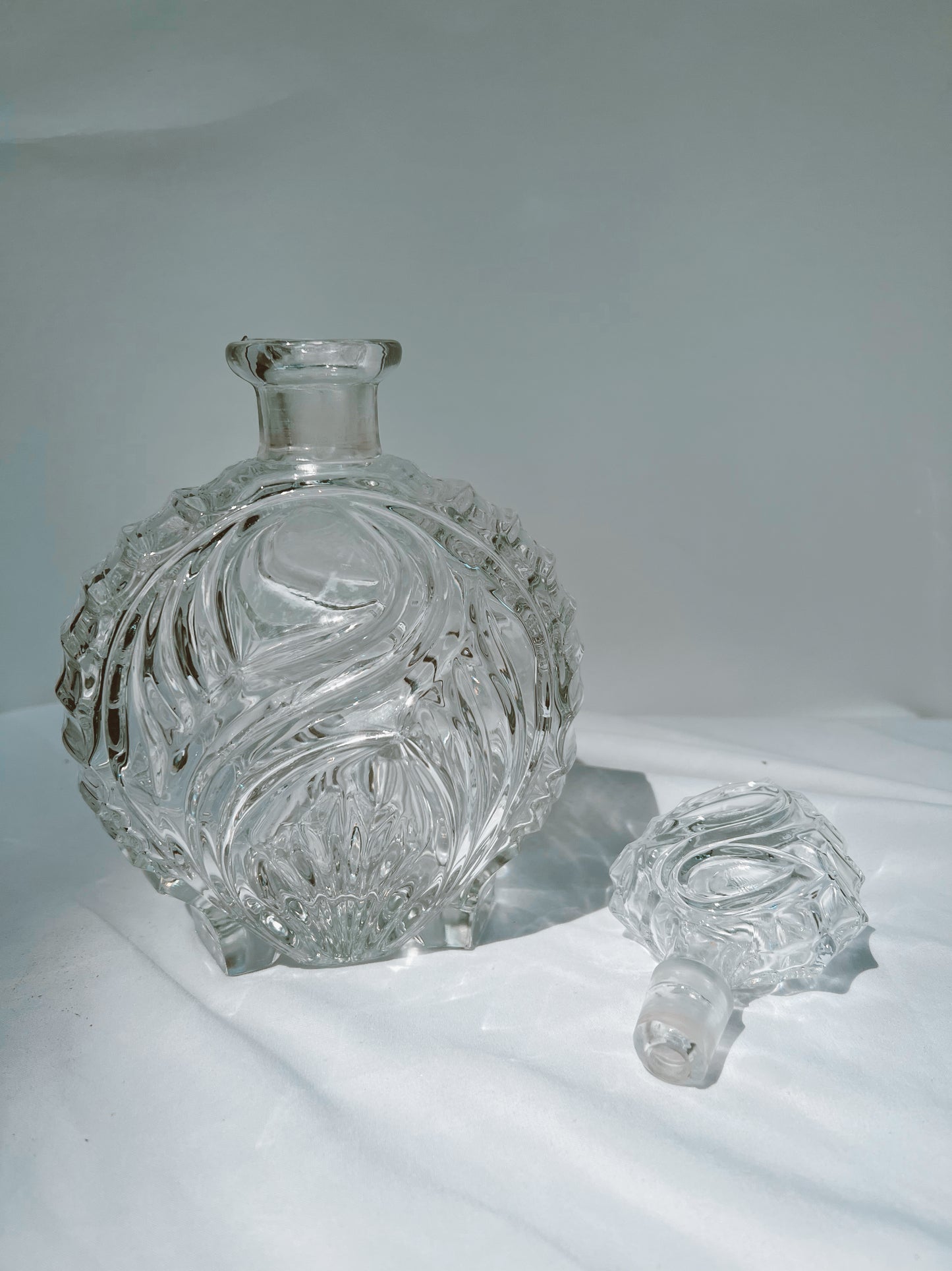 Comely Crystal Decanter