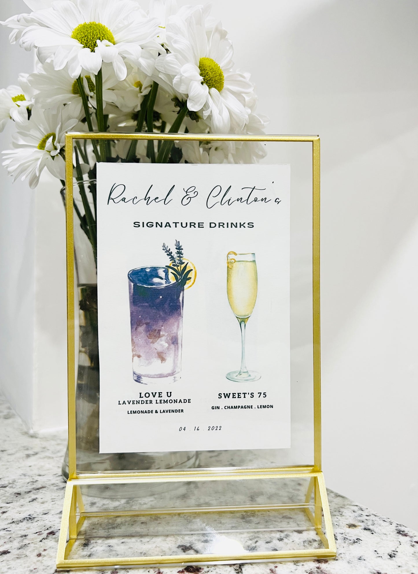Acrylic Menus | 5x4