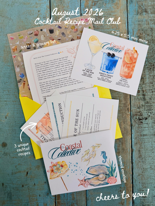 Cocktail Recipe Subscription Club
