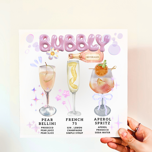 Bubbly Wood Print