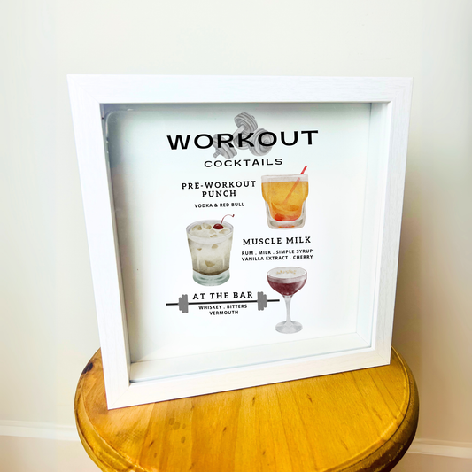 Gym/Working Out (Masculine) Boozy Board (Copy)