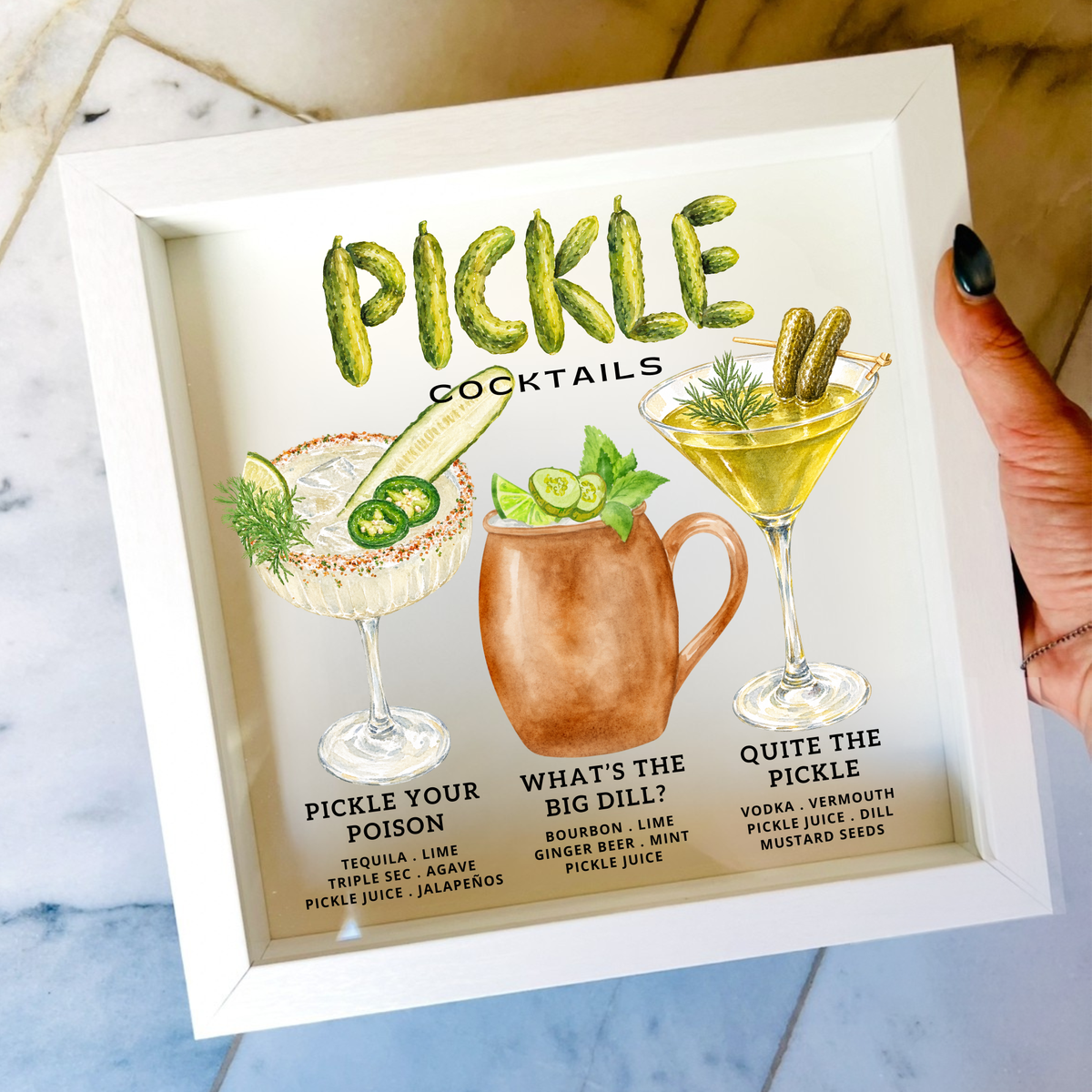 Pickles Boozy Board