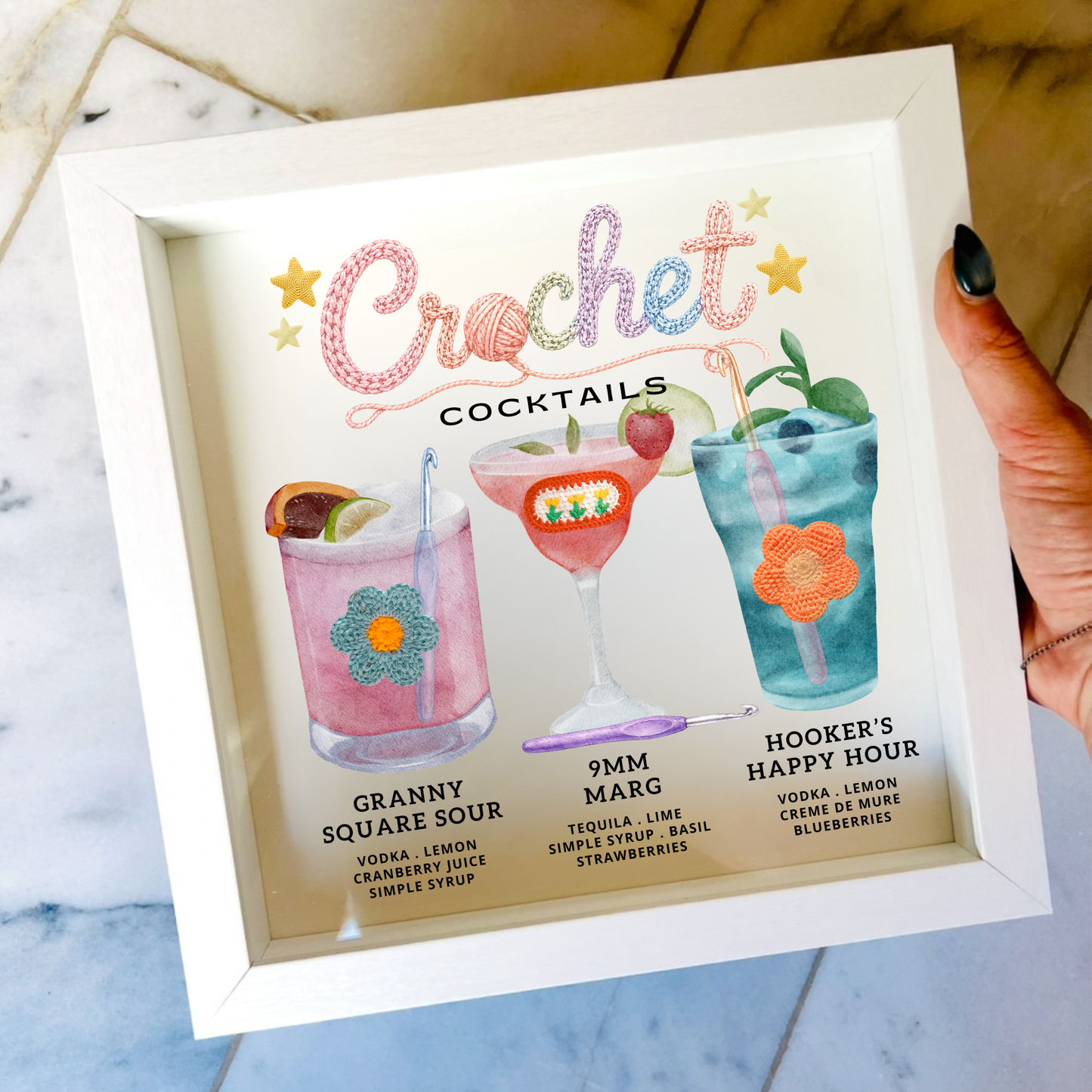 Crochet Boozy Board