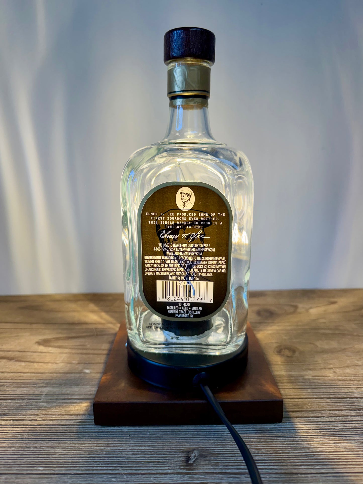 Elmer T Lee Bottle Lamp