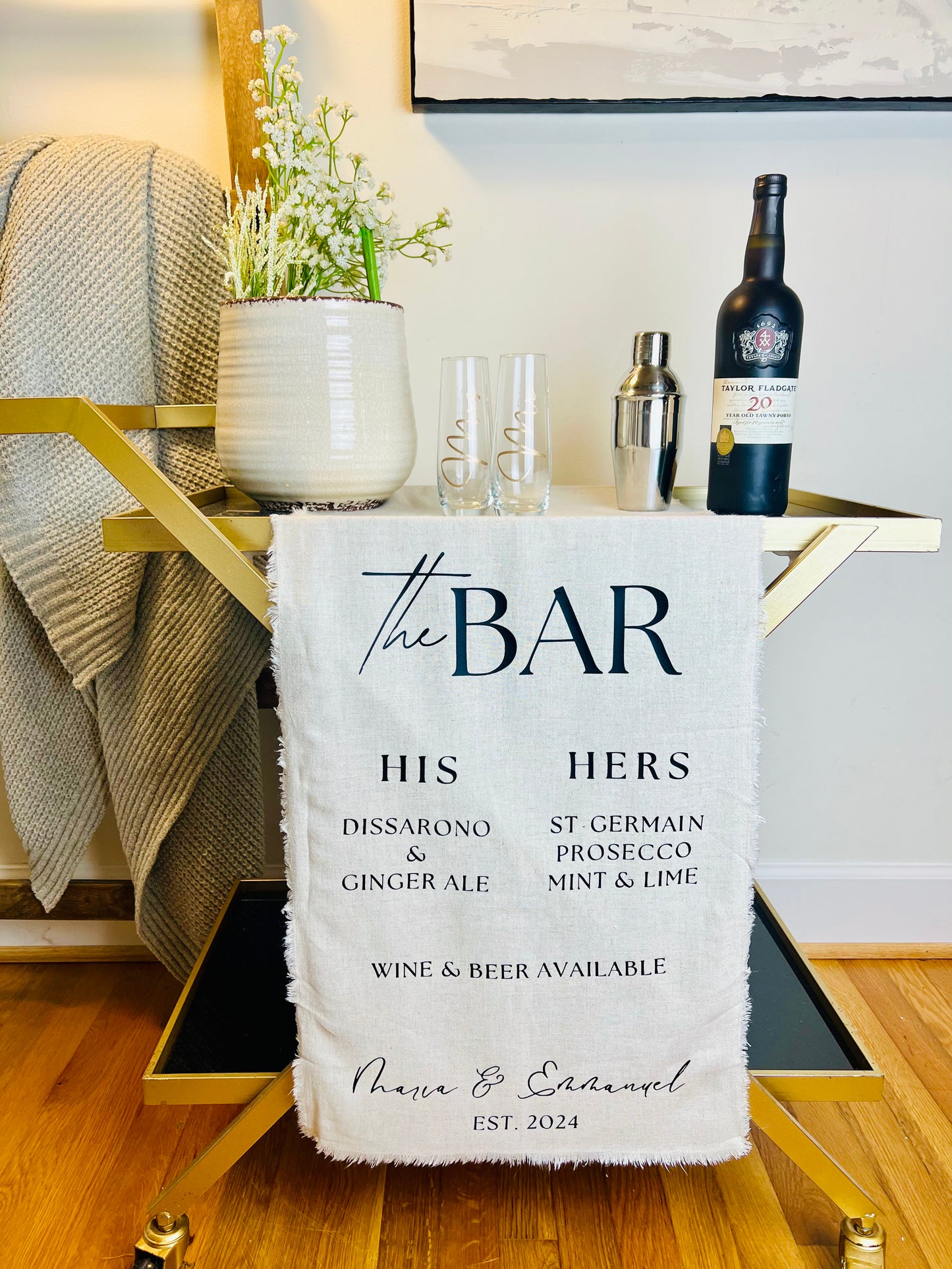 Custom Linen Menu