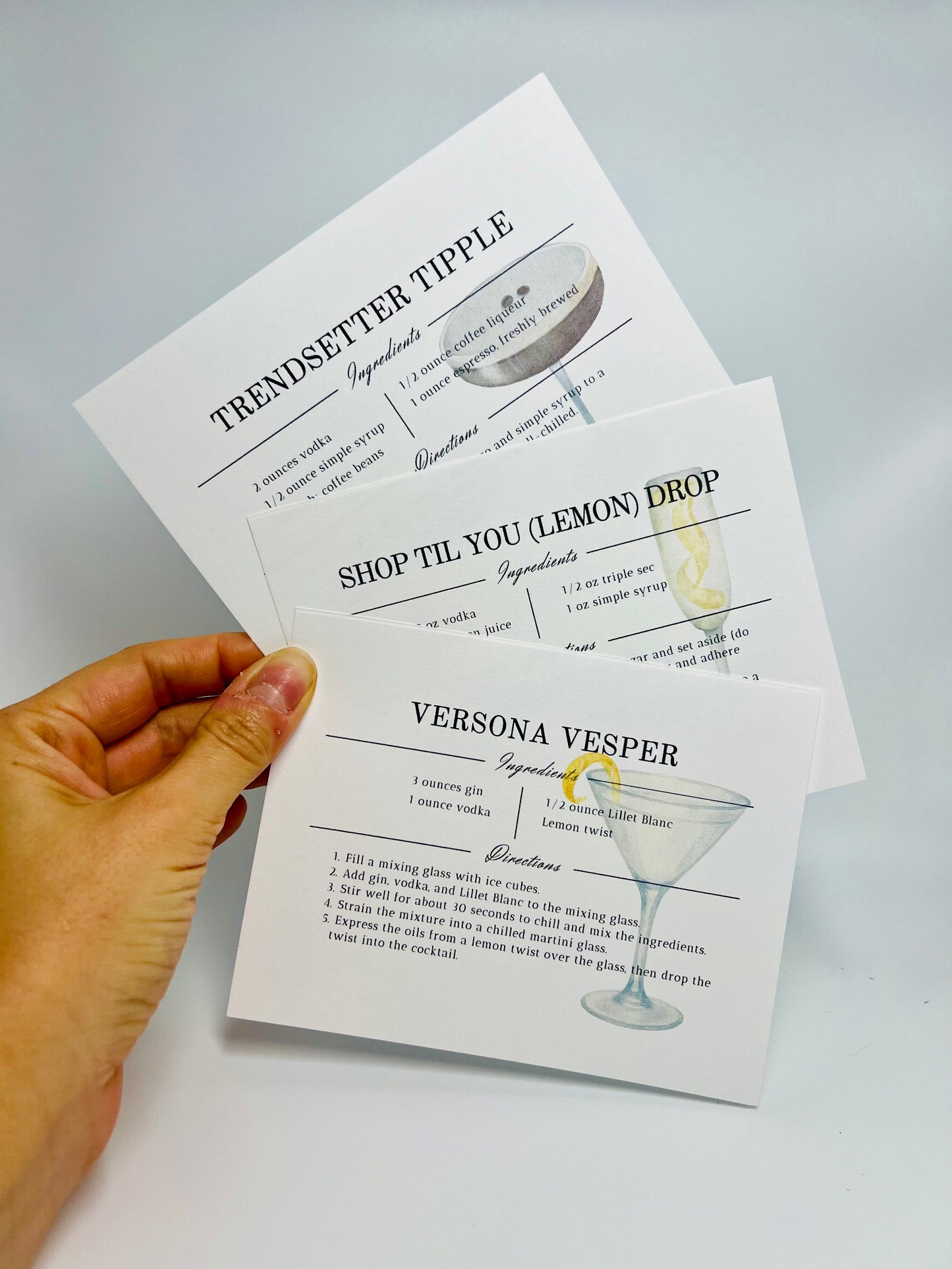 Custom Recipe Cards