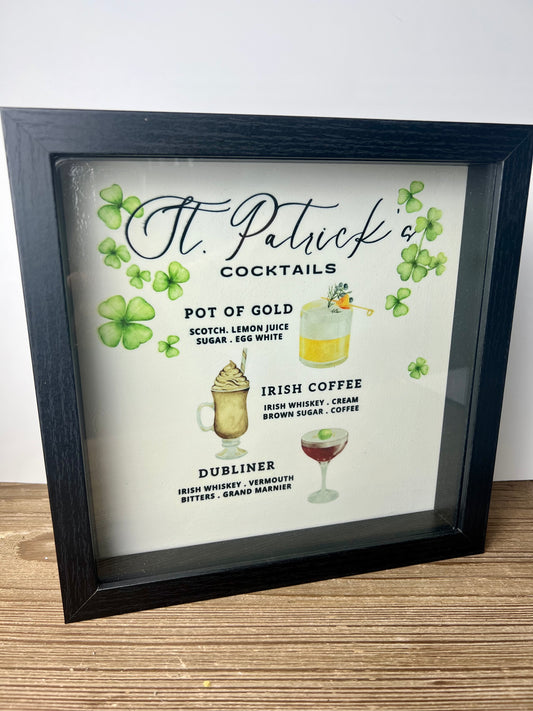 St. Patrick's Boozy Board