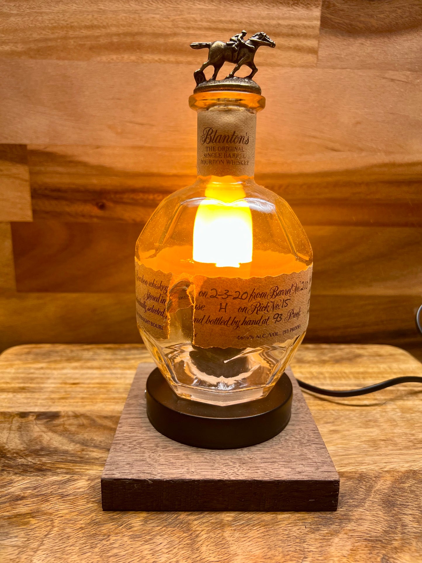 Blanton's Bottle Lamp