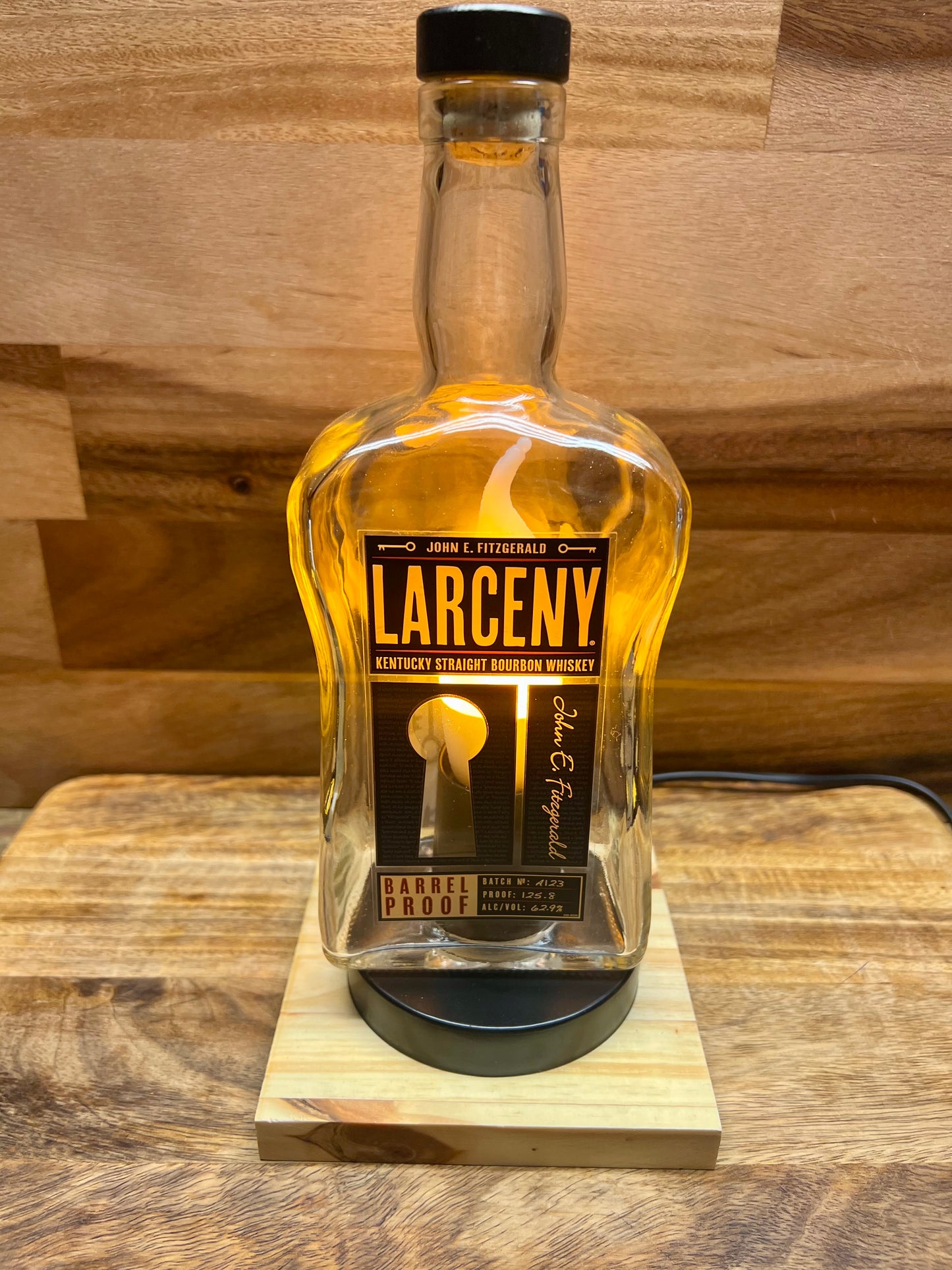 Larceny Bottle Lamp
