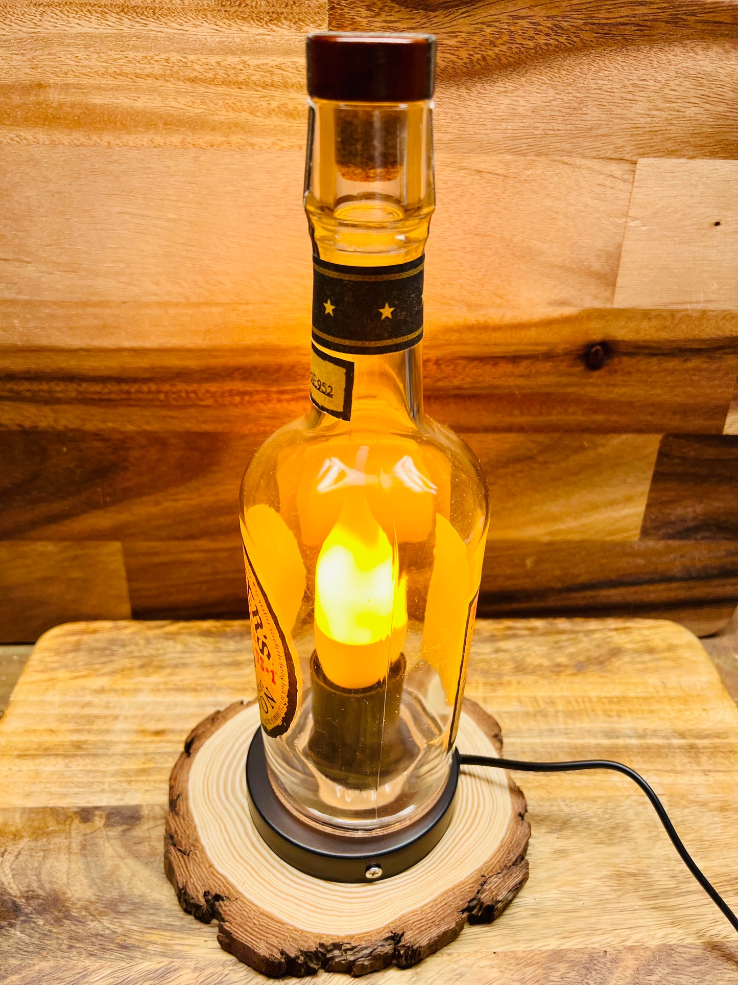 Michter's Bourbon Bottle Lamp