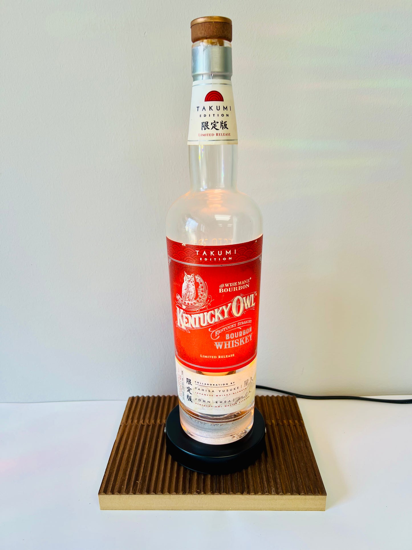 Kentucky Owl Bottle Lamp