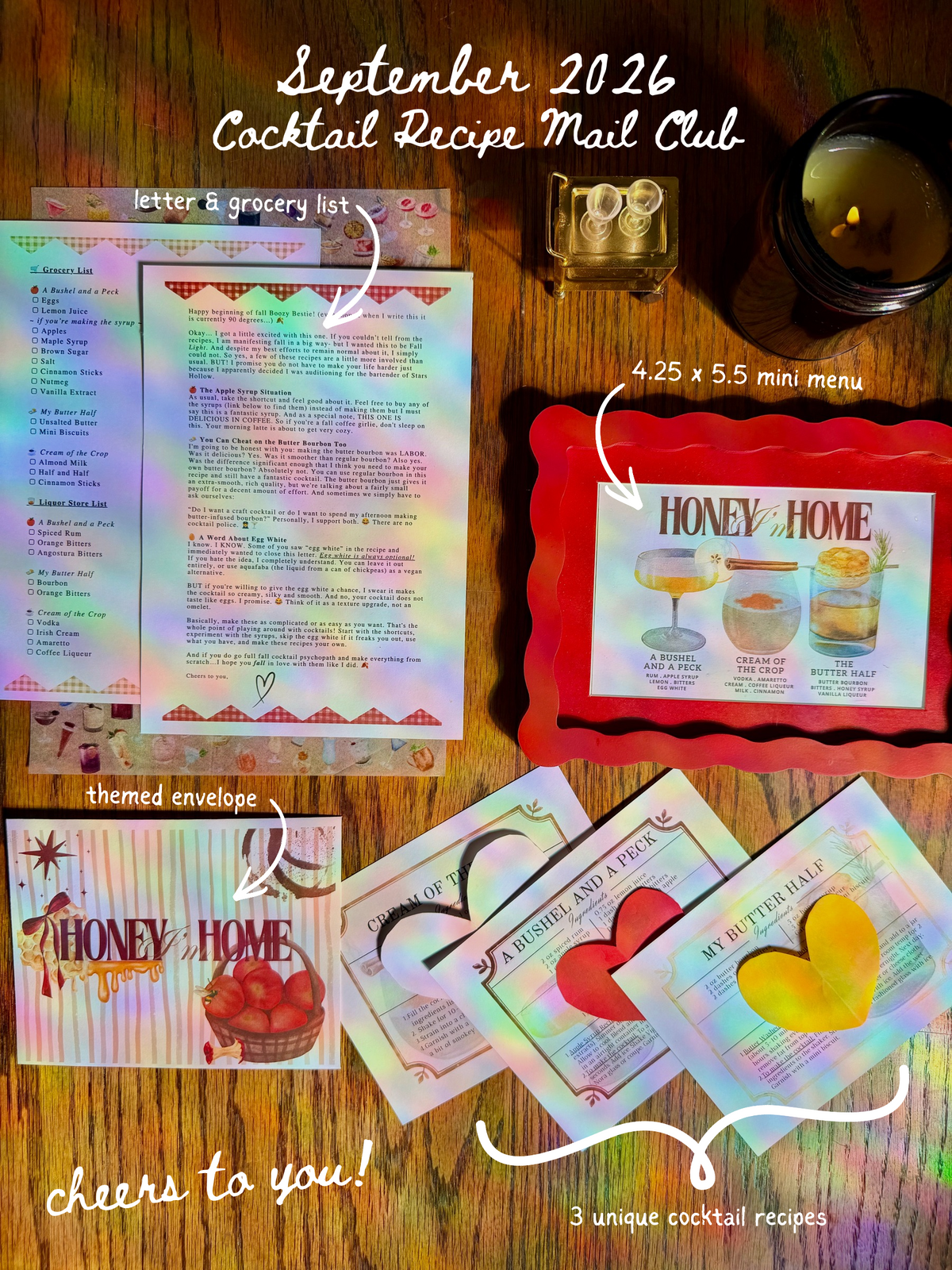 Cocktail Recipe Subscription Club