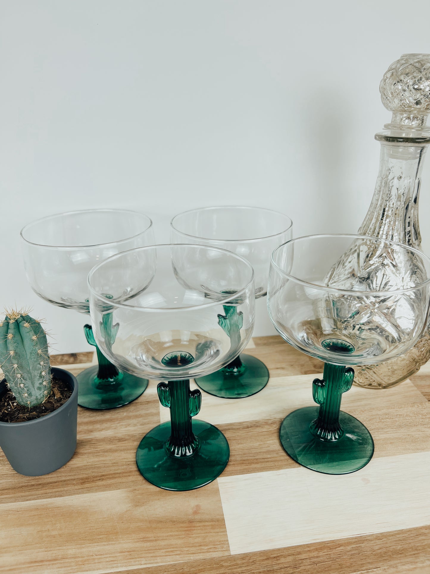 Cactus Margarita Glass Set